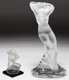 Lalique Crystal Female Nude Dancer