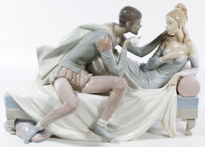 Lladro 1145 Othello and Desdemona Figurine