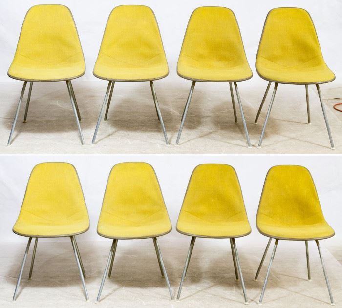 MCM DKX 1 Chairs by Eames for Herman Miller