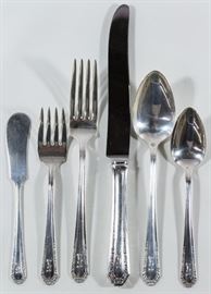 National Silver Co. Marianne Sterling Silver Flatware Service