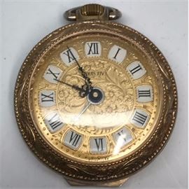 Louis XIV Brevet Swiss, Alarm Pocket Watch