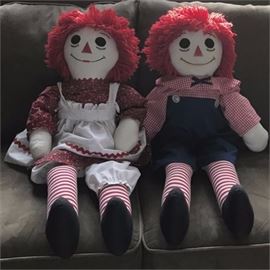 Raggedy Anne and Andy Set
