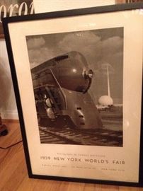 1939 New York World's Fair Framed Poster