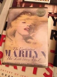Marilyn Monroe book autographed by both authors