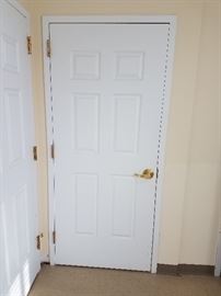 3x7 Solid Wood Interior Doors with Brass Hardware