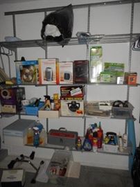 various supplies for the home , yard & garden and automobile, Tool box