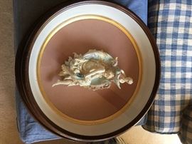 Antique victorian framed figurine