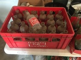 The pop shoppe bottles & crate