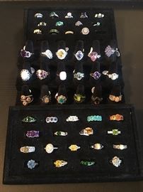 Sterling silver rings