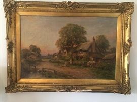Vicat Cole R.A. (Royal Academy) Oil painting from 19th century