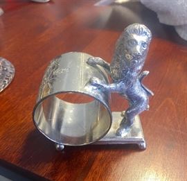 Silver napkin ring