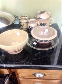 Antique mixing bowls
