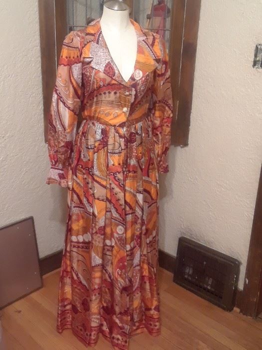 Vintage Hostess Dress