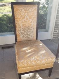 Pair of Tall Henredon Chairs  27Wx30Dx51H