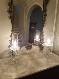 Pair of matching antique lights