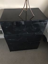 Bedside cabinet with two drawers ...$50