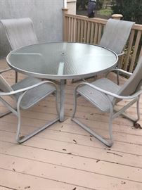 Tropitone Patio Table and Four Chairs...$200