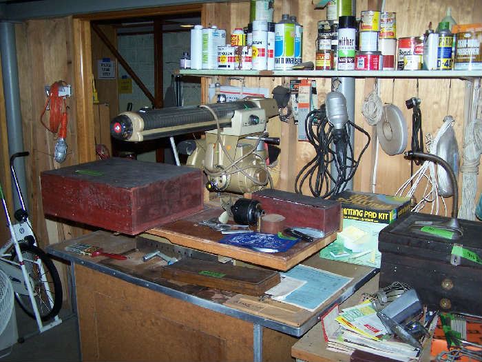 TABLE SAW & MISC. TOOLS, ETC.