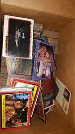 Trading cards, sports and science fiction