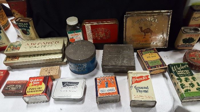 Vintage tins and tobacco