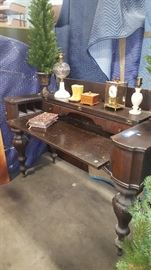 Antique spinet writing desk, was a wedding gift in 1915