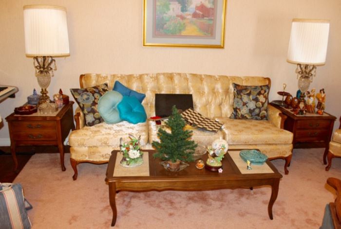 French provincial sofa by Revelry furniture, has a matching arm chair, too!