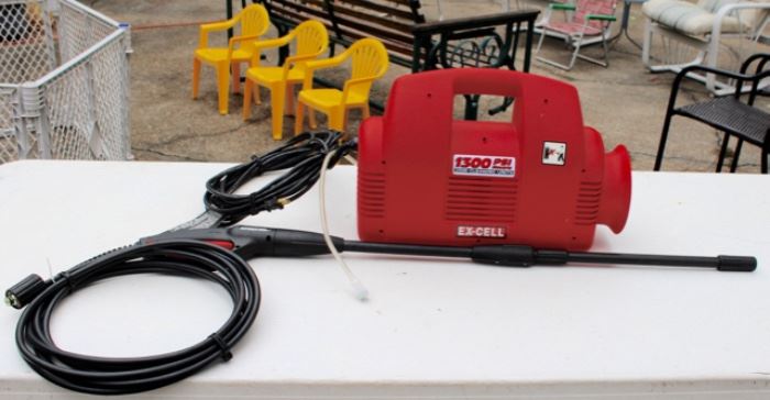 New Ex-Cell 1300 p.s.i. electric pressure washer