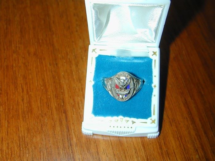 14k Eagle Scout Ring