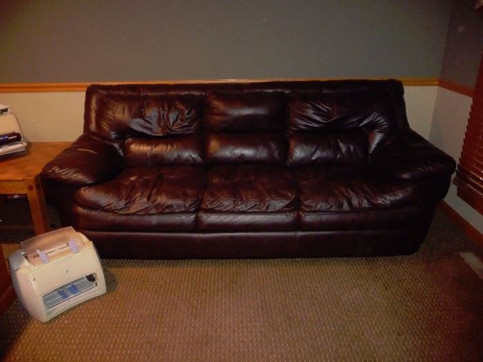  leather  sofa