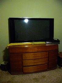 large TV / chest