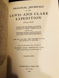 Original Journals of Lewis and Clark- Antiquarian Press 1959 with accompanying hardcover atlas 