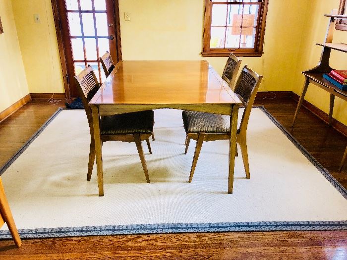 Drexel Mid Century Dining table and chairs 