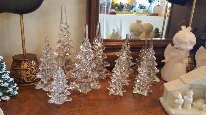 vintage glass christmas tree collection