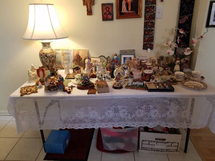 this is all religious decor, for the most part