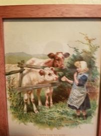 vintage farm prints