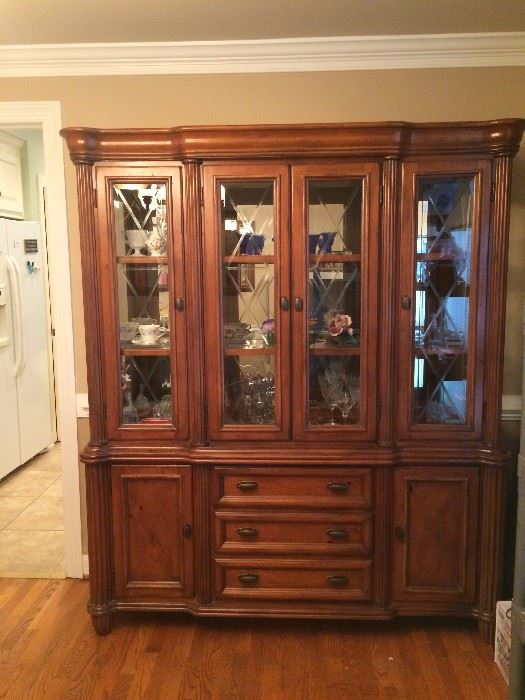 China cabinet. Purchased at Haynes Furniture. 