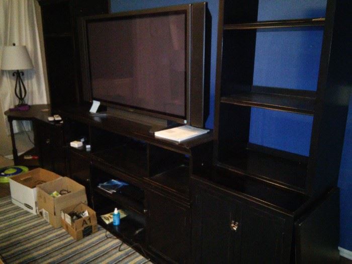 Entertainment Center and Flat Screen T.V.