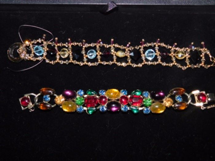 Swarovski Crystal bracelet and Rhinestone bracelet