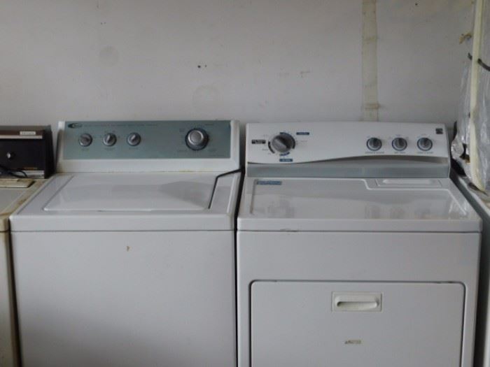 Kenmore Washer and gas dryer