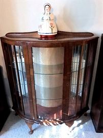 Another antique china cabinet