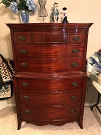 Another Antique mahogany high chest
