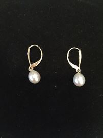 Honora 14K gold and cultured teardrop pearl earrings 