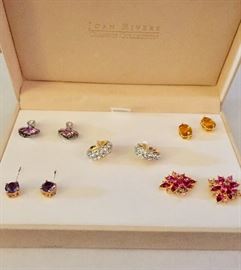 Joan Rivers earring set 