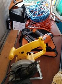 DeWalt and Rigid power tools