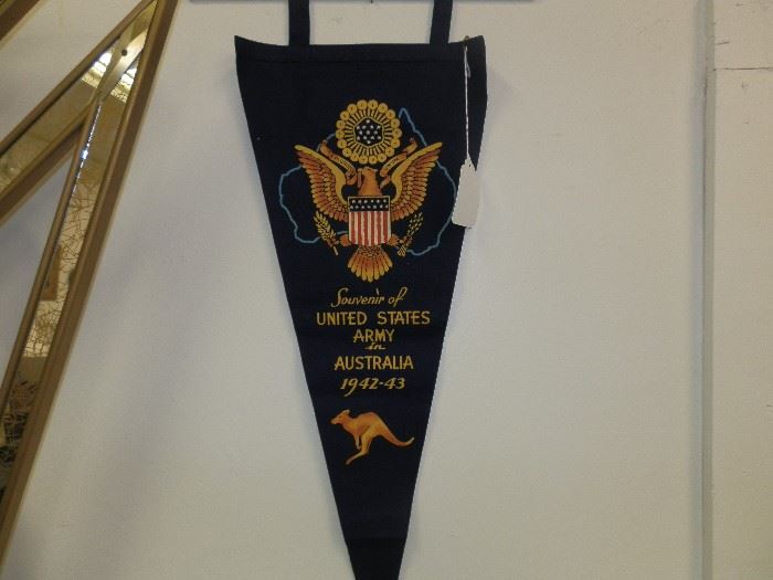 WWII...Nicest condition pennant I've ever seen!