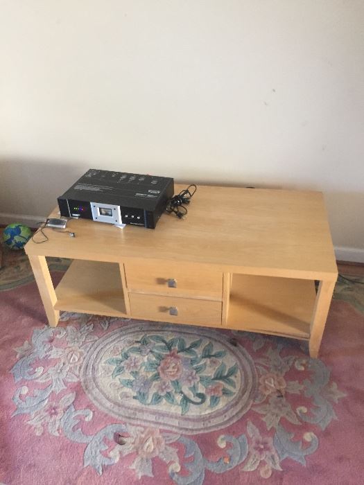 Modern Maple Wood Tv Stand or Coffee Table