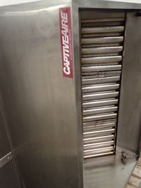 Captiveaire 60in Wide Stainless Hood w/ Return Air