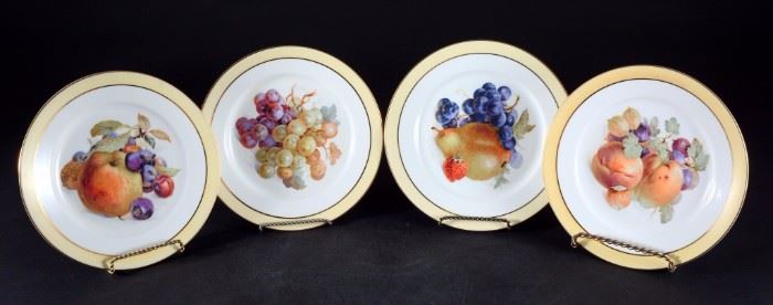 Lot 51: JKW Western Germany Fine Porcelain Fruit Plates