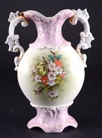 Lot 71: Victoria Carlsbad Austria Hand Painted Vase