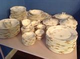 Limoges China complete set with serving platters